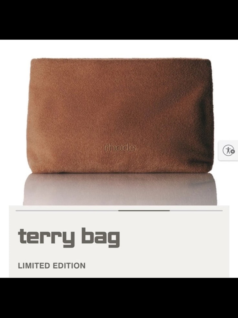 LIMITED EDITION Rhode Terry Bag